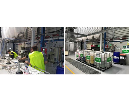 Less water, power and chemicals